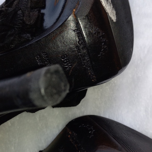 COPY - Tom Ford Yves Saint Laurent rive gauche otk suede patent boots - Picture 7 of 15